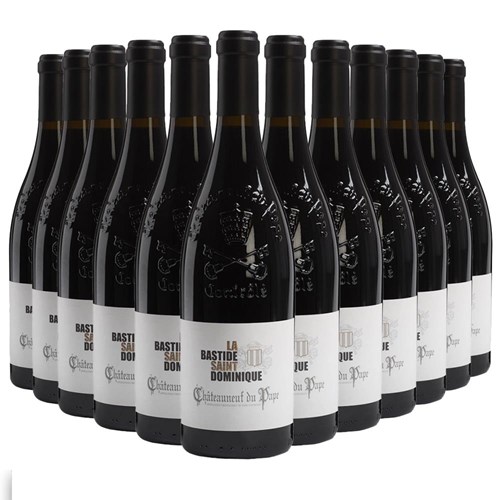 Case of 12 La Bastide, St Dominique Chateauneuf-de-Pape 75cl Red Wine
